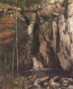 Gustave Courbet Waterfall Spain oil painting artist